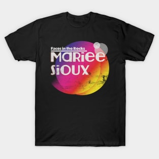 Mariee Sioux faces in the rocks T-Shirt